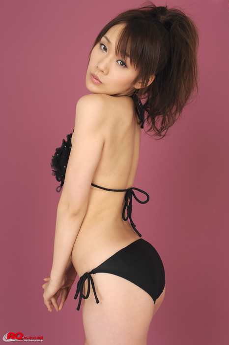 RQ-STAR写真NO.0126 Reina Fuchiwaki 淵脇レイナ Swim Suits – Black